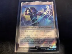 MTG Magic the Gathering SURGE FOIL Zack Fair FIN! - Image 1
