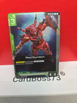 Red GundamGundam Card Game . Dual Impact Rare . GD02-024 - Image 1