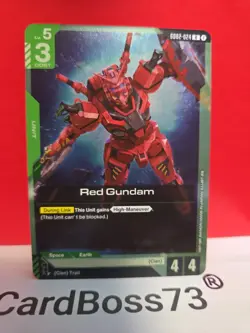 Red GundamGundam Card Game . Dual Impact Rare . GD02-024 - Image 4