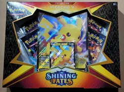 Pokemon Shining Fates Training Card Game Pikachu V Box Factory Sealed 820650828690 - Image 1