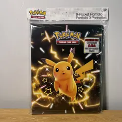 Ultra PRO Pokemon Paldean Fates 9 Pocket Portfolio Binder 252 Cards Album - Image 1
