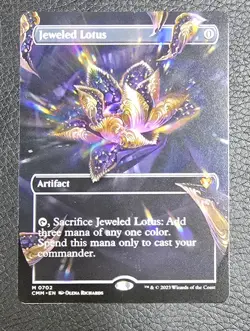 Jeweled Lotus (Borderless) Commander Masters Regular MTG NM Magic Card - Image 1