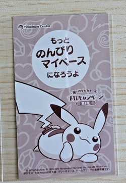 2015 Pokemon XY Promo Business Card Pikachu Mega Slowbro Yadoran Poncho Japan - Image 2