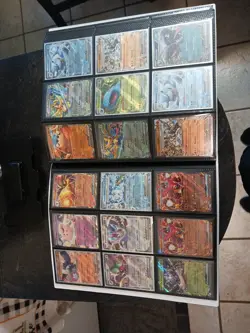 Huge Binder Collection Lot 396 Cards 44 Pages Of Pokemon Cards Mixed EX NM - Image 4