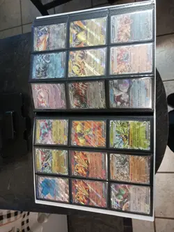 Huge Binder Collection Lot 396 Cards 44 Pages Of Pokemon Cards Mixed EX NM - Image 5