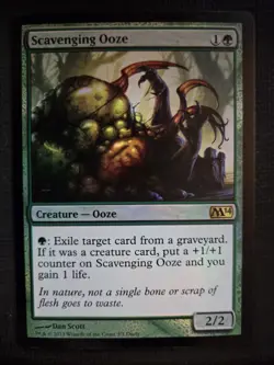 Scavenger Ooze NM FOIL PROMO Core Set 2014 M14 MTG FREE SHIPPING - Image 1