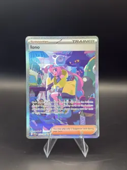 Pokemon TCG Paldean Fates Iono Holo Card 237/091 Special Illustration Rare Mint - Image 1