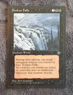 MTG Homelands Koskun Falls - Lightly Played - Image 1