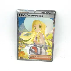 Lillie's Determination SIR 184/132 Secret Illustration Rare Pokemon Card - Image 2