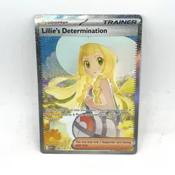 Lillie's Determination SIR 184/132 Secret Illustration Rare Pokemon Card - Image 3