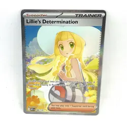 Lillie's Determination SIR 184/132 Secret Illustration Rare Pokemon Card - Image 4