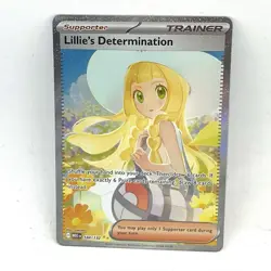 Lillie's Determination SIR 184/132 Secret Illustration Rare Pokemon Card - Image 5