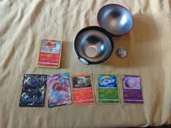 Pokemon Ball Tin with 25 cards and 5 Hologram cards (30 cards total) - Image 2