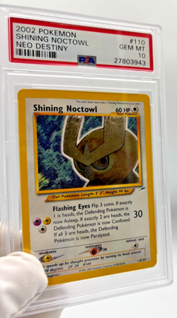 Pokemon Cards - PSA 10 Shining Noctowl 110/105 - Neo Destiny - GEM MT - PSA10 - Image 3