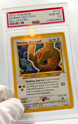 Pokemon Cards - PSA 10 Shining Noctowl 110/105 - Neo Destiny - GEM MT - PSA10 - Image 4