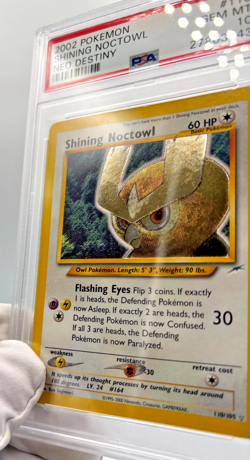 Pokemon Cards - PSA 10 Shining Noctowl 110/105 - Neo Destiny - GEM MT - PSA10 - Image 5