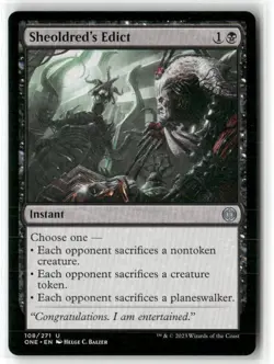 Sheoldred's Edict Phyrexia: All Will Be One Regular - Image 1