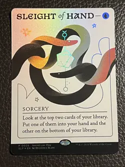 Mtg Secret Lair - Sleight Of Hand- Foil Promo SLP 25-NM - Image 1