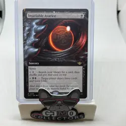 Insatiable Avarice (Extended Art) Outlaws of Thunder Junction Regular MTG NM - Image 1