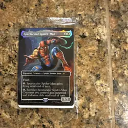 Magic The Gathering Spectacular Spiderman Marvel Legends Promo - Image 1