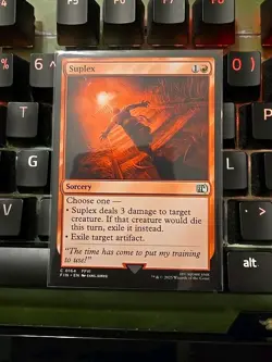 0164 Suplex FFVI FIN Final Fantasy MTG Card SHIPS NOW - Image 1