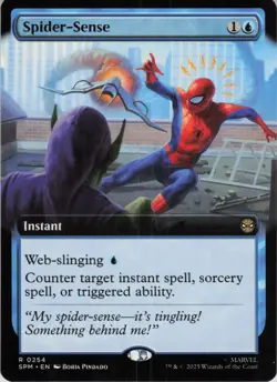 Spider-Sense (Extended Art) R Marvel's Spider-Man 254 NM Normal MTG - Image 1