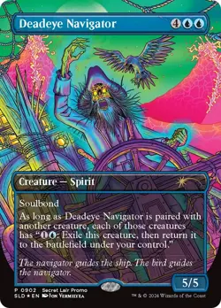 Deadeye Navigator (Rainbow Foil) Secret Lair Drop Foil NM - Image 1