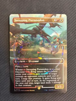 Swooping Pteranodon (Borderless) (Emblem) - Universes Beyond: Jurassic World REX - Image 1