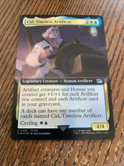 Cid, Timeless Artificer (Extended Art) Final Fantasy Foil - Image 1