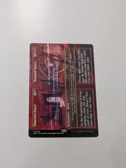 MTG - Charred Foyer/Warped Space (Borderless) - Duskmourn NM/M Condition - Image 1