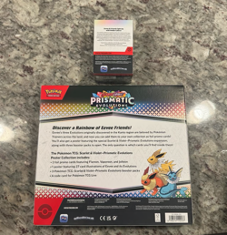 Pokemon TCG Scarlet & Violet Prismatic Evolutions Booster Bundle & Poster- NEW - Image 2