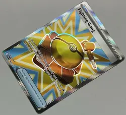 Pokemon Mega Evolution Fighting Gong Item Trainer Ultra Rare HoloFoil #168/132 - Image 3