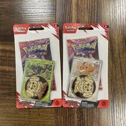 Pokemon TCG Destined Rivals Blister Pack Eevee & Zarude - Lot Of 2 - Image 1