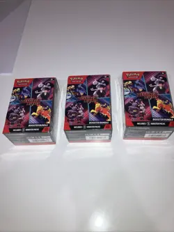 POKEMON Destined Rivals SEALED BOOSTER BUNDLE Set of 3 Brand New Factory Sealed - Image 1