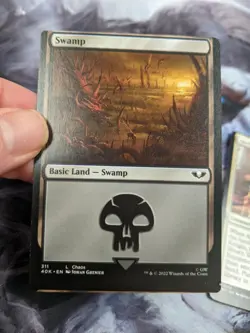 warhammer swamp mtg miscut misprint error - Image 1