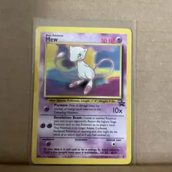 Pokemon TCG Mew Wizards Black Star Promo # 8 Regular Promo Non Holo - Image 1