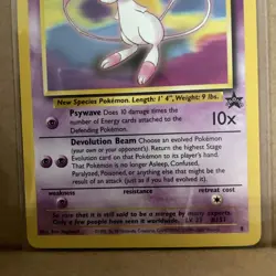 Pokemon TCG Mew Wizards Black Star Promo # 8 Regular Promo Non Holo - Image 3