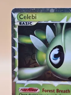 2010 Pokemon TCG HGSS Triumphant Holo Celebi Prime 92/102 LP - Image 2