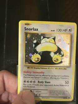 2016 Pokemon XY Promo Snorlax Holo #XY179 - LP Condition - Image 2