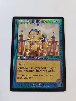 MTG Consecrated Sphinx Rainbow Foil Secret Lair 1657 English Magic The Gathering - Image 1