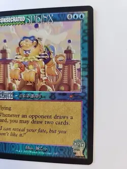 MTG Consecrated Sphinx Rainbow Foil Secret Lair 1657 English Magic The Gathering - Image 4