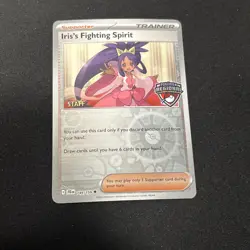 Pokemon TCG Iris’s Fighting Spirit STAFF Regional Championship Promo 149/159 🔥 - Image 1