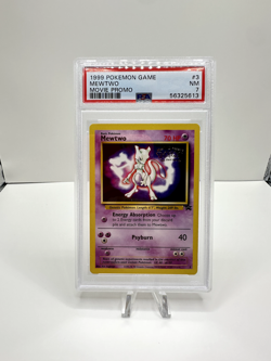 1999 Mewtwo Black Star Promo #3 Pokemon First Movie Stamped Promo PSA 7 NM - Image 1
