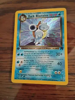 Pokemon TCG Dark Blastoise Holo Rare 1st Edition Team Rocket - Image 1