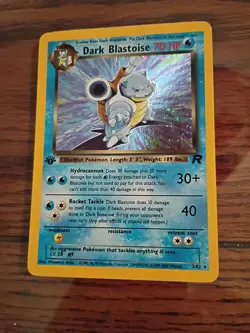 Pokemon TCG Dark Blastoise Holo Rare 1st Edition Team Rocket - Image 2