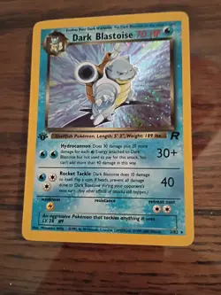 Pokemon TCG Dark Blastoise Holo Rare 1st Edition Team Rocket - Image 3