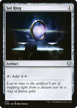 MTG Sol Ring ** Commander Legends ** English (DAMAGED) - Image 1