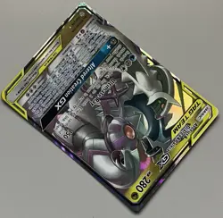 Pokemon Cosmic Eclipse Tag Team Arceus & Dialga & Palkia GX HoloFoil #156/236 - Image 4