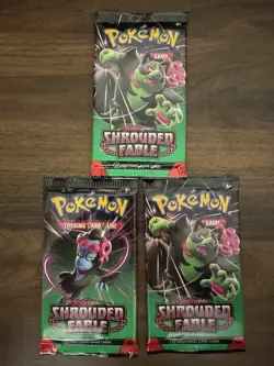 Pokemon Shrouded Fable Booster Pack X3 - Image 1