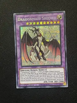Dragonmaid Sheou MP21-EN065 Prismatic Secret Rare 1st Ed Yugioh NM - Image 1